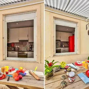 Le Refuge Avec Terrasse Et Jardin, En Plein Centre-ville, Gare 5 Minutes A Pieds Appartamento Nizza